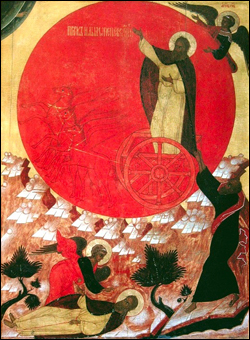 The fiery ascent of Prophet Elijah 