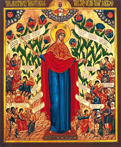 Icon of the Mother of God Joy of All Who Sorrow.