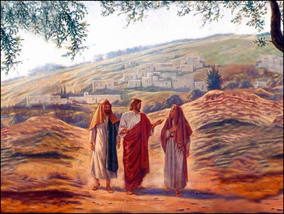Christ on His way to Emmaus 