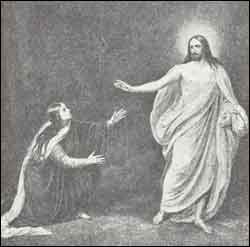 St. Mary is the first to see Resurrected Christ.