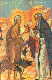St. Mary of Egypt and Abba Zosimas