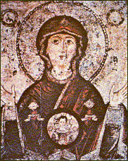 The icon of the Mother of God  "Of the Sign"  .